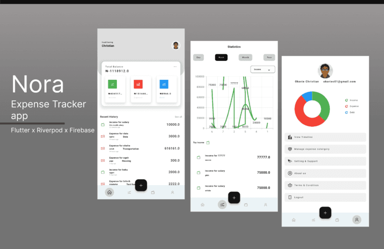 Nora — Expense Tracker preview